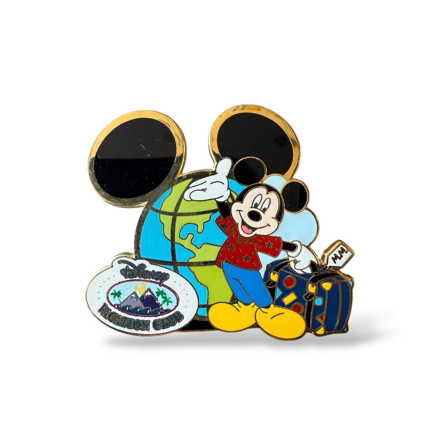 DVC Getaway Days Disney Vacation Club Travel Expo Mickey Mouse & Globe Completer Pin