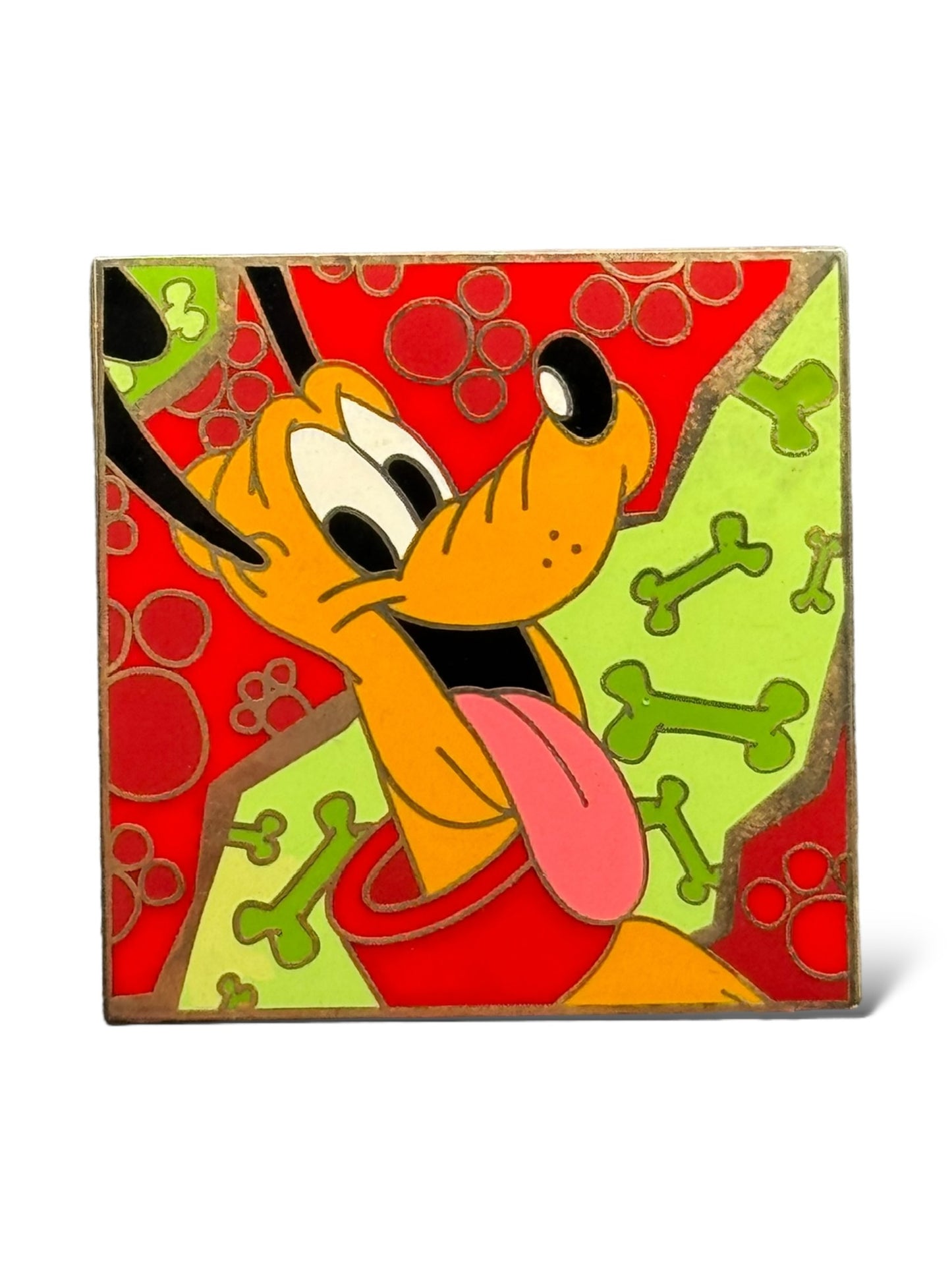 Disney Parks Psychedelic Square Pluto Pin