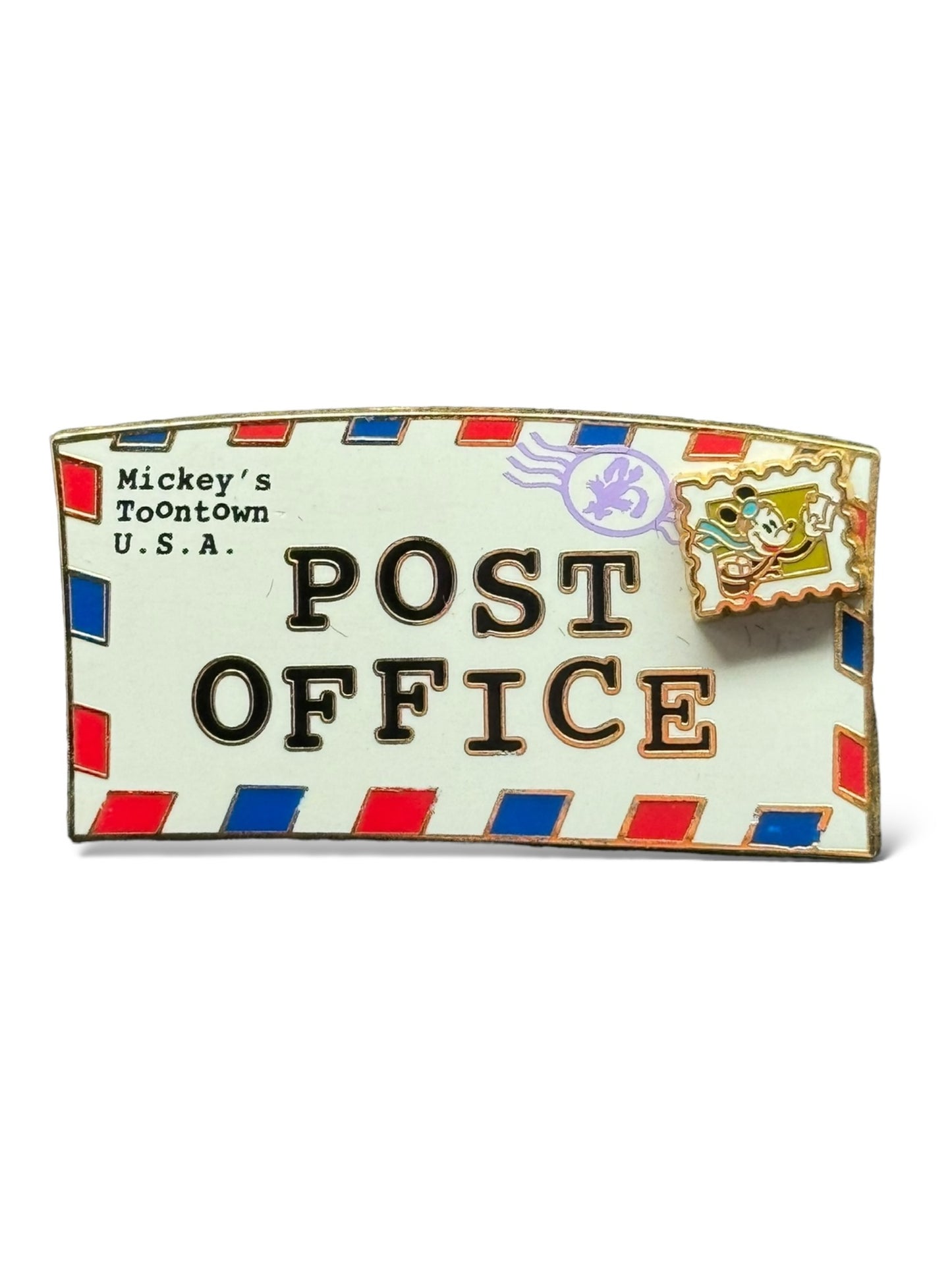 DLR Disneyland Toontown Post Office Sign Pin