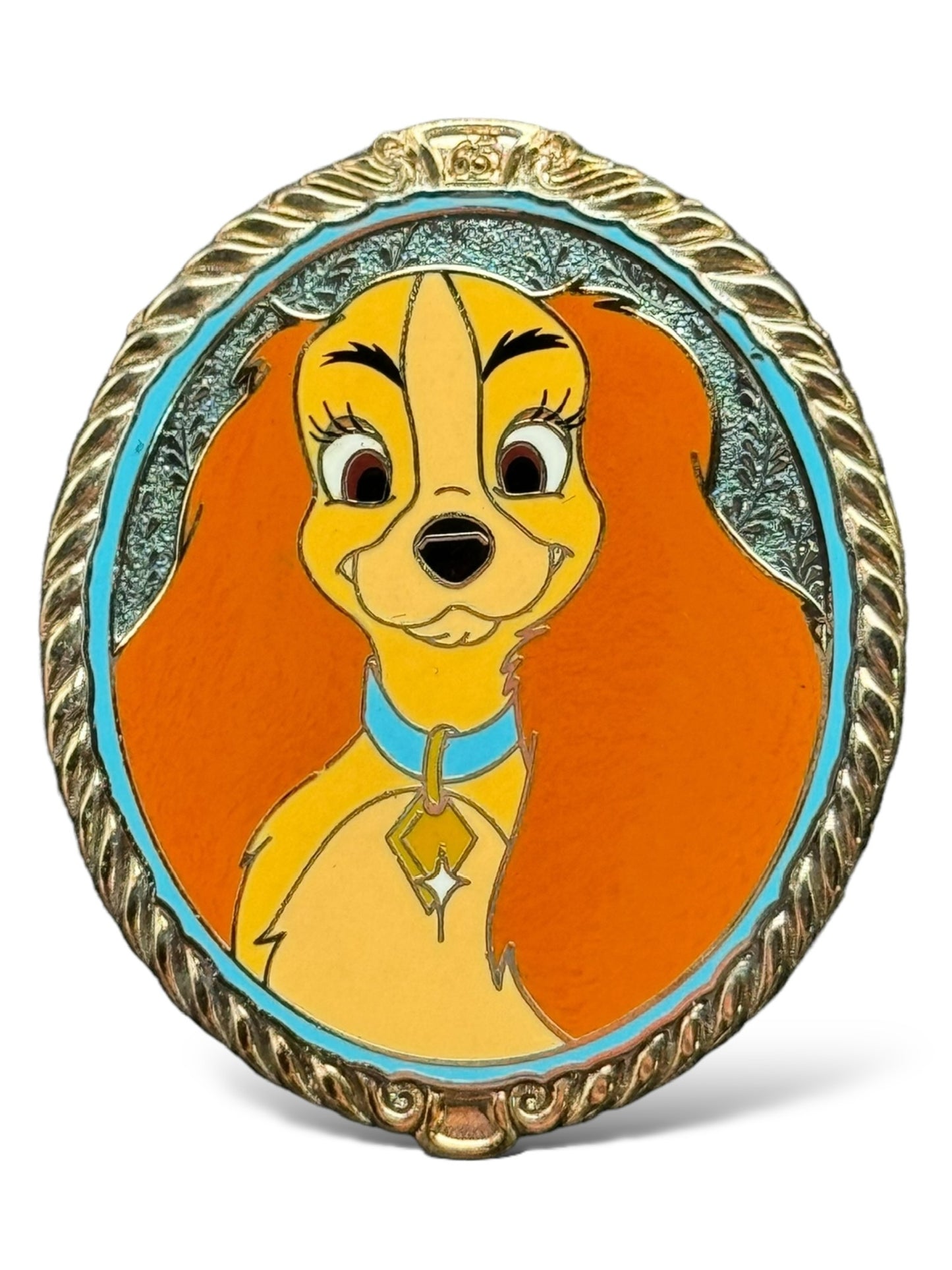 Disney Store Lady and the Tramp 65th Anniversary Lady Portrait Pin