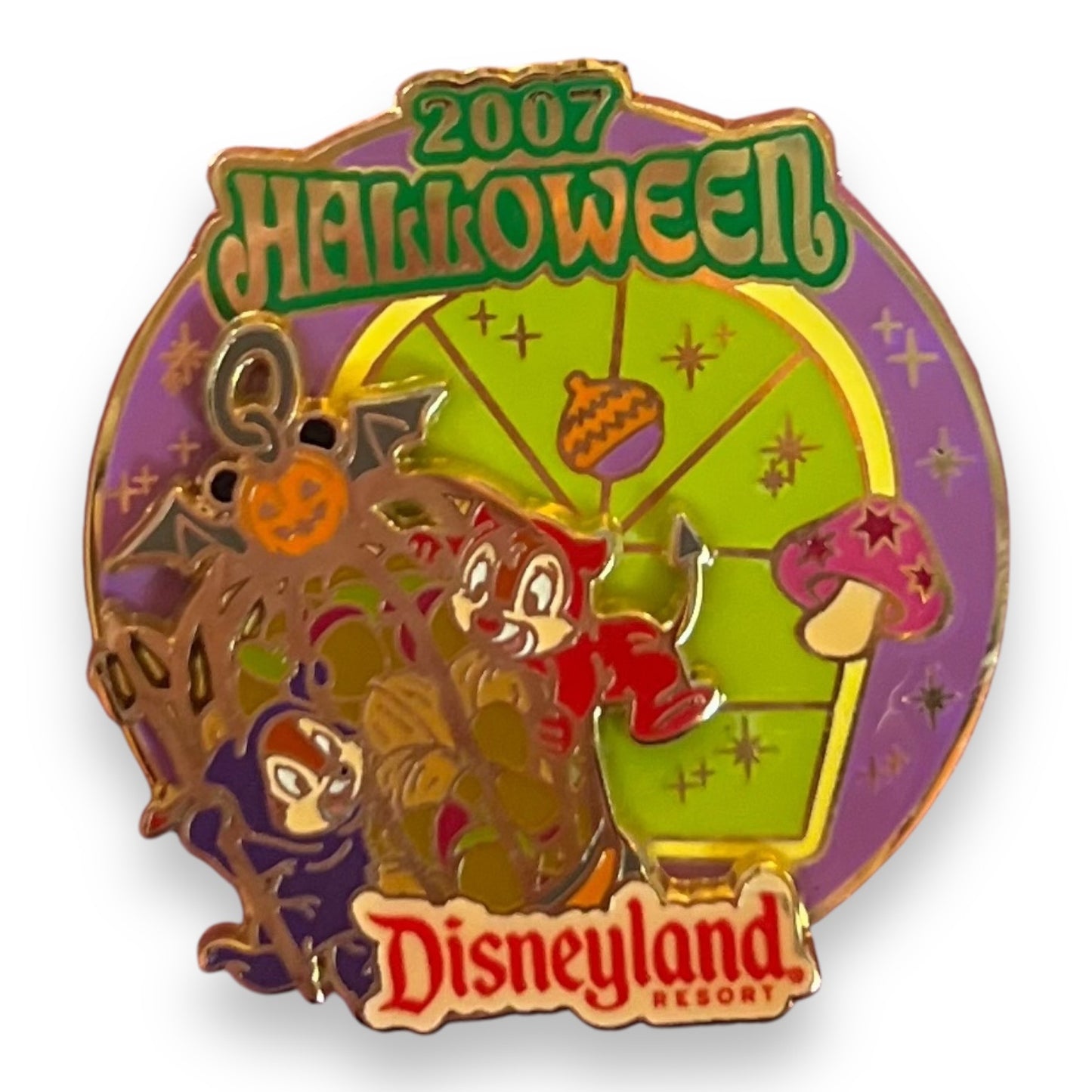 DLR Halloween 2007 Chip n' Dale Pin