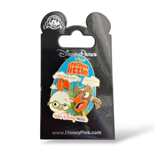 WDW Chicken Little Opening Day Chicken Little & Abby Mallard Pin