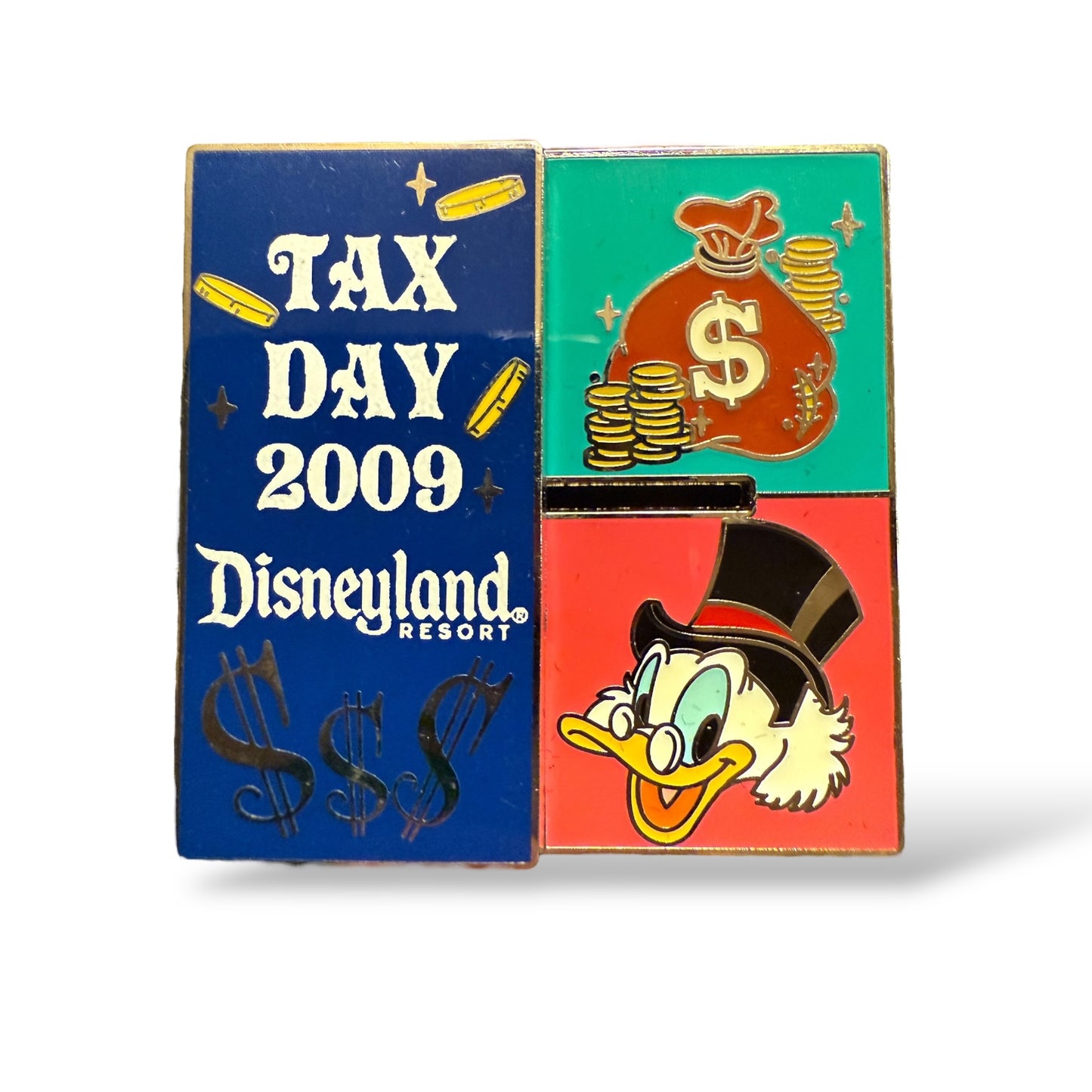 Disney Parks Tax Day 2009 featuring Scrooge McDuck Pin