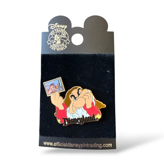DLR Disneyland Photo Grumpy Pin