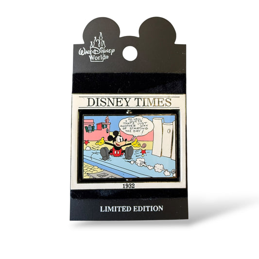 WDW Disney Times Sunday Comic Strip Mickey Mouse #2 Pin