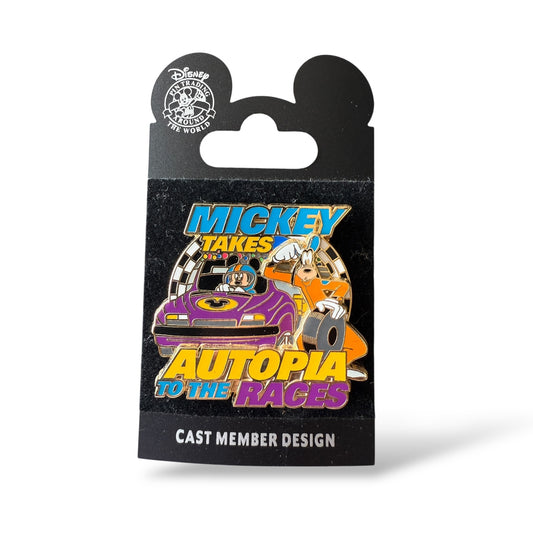 DLR Mickey Takes Autopia to the Races Pin