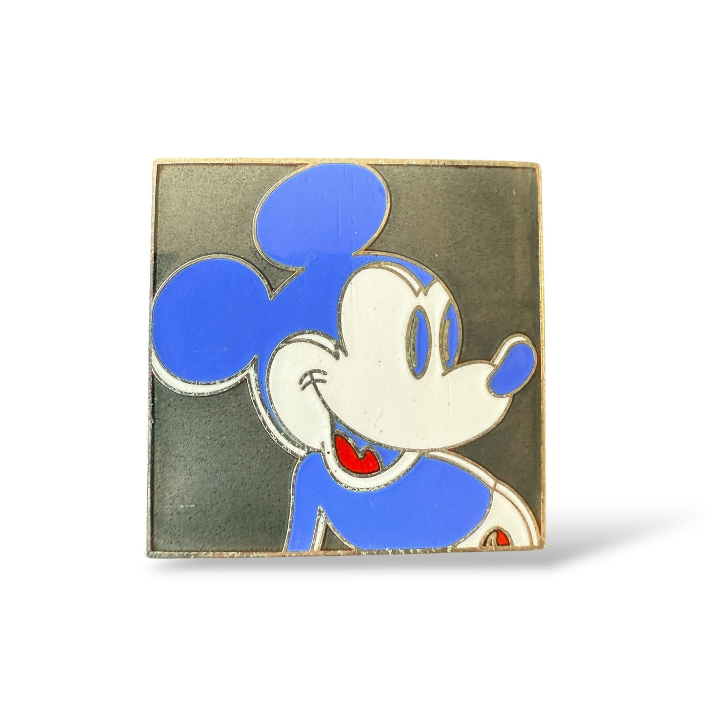Disney Parks Andy Warhol Mickey Mouse Blue and White Pin