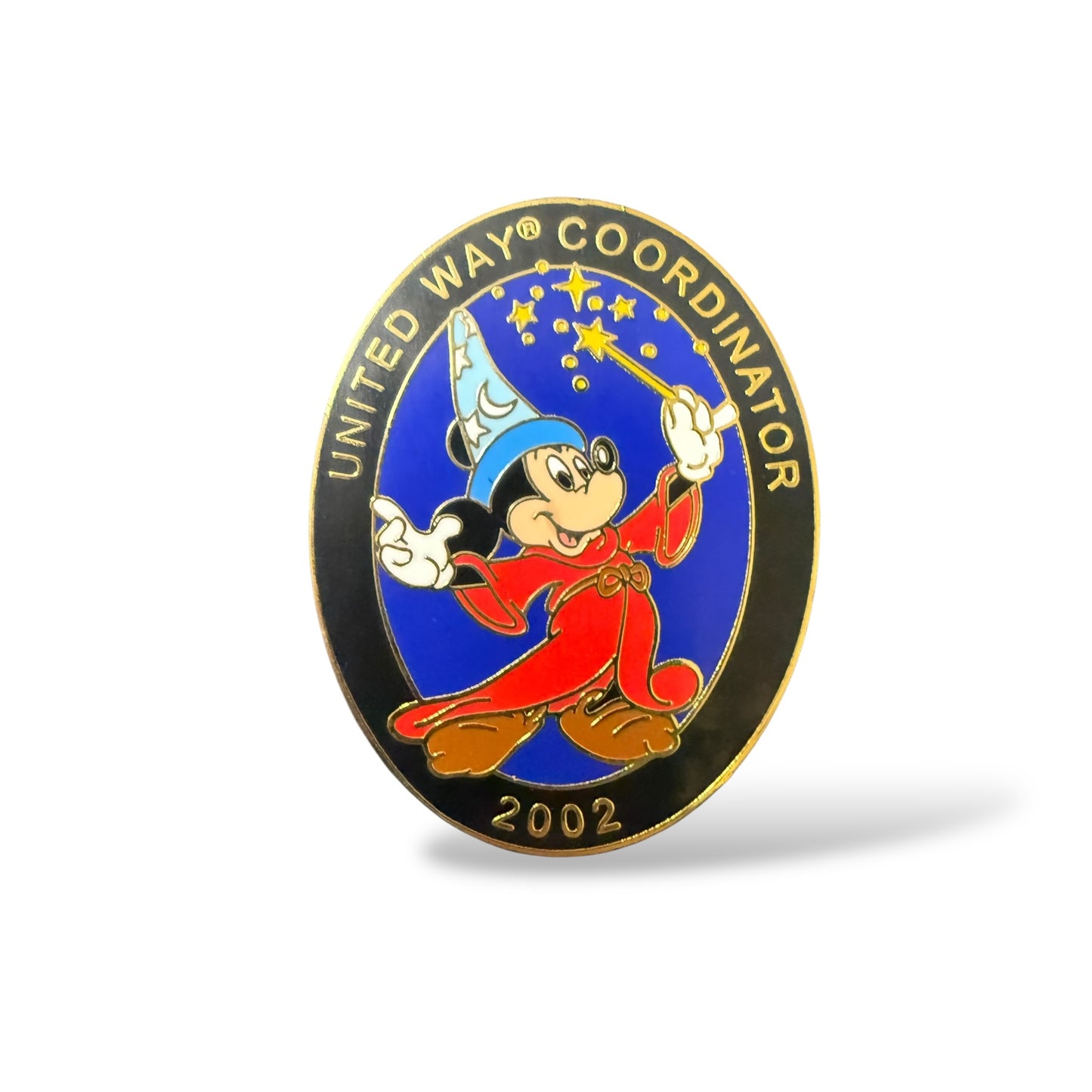 Disney Parks 2002 United Way Coordinator Sorcerer Mickey Pin
