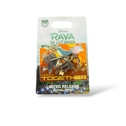 Disney Parks Stronger Together Raya and the Last Drago Pin