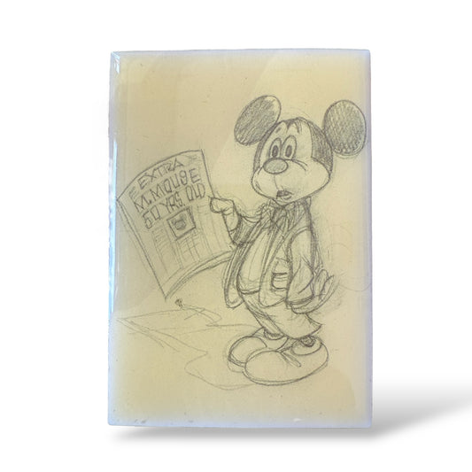 WDI John Hench Artist Sketch Mickey Mouse 50th Pin