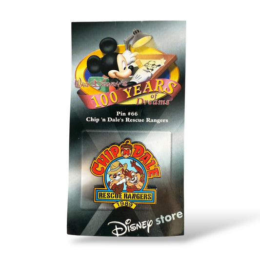 Disney Store 100 Years of Dreams Chip n' Dale Rescue Rangers Pin