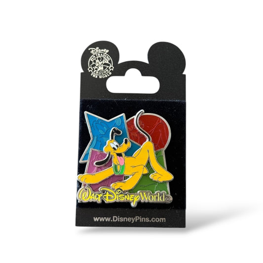 WDW Color Sketch Tiles Pluto Pin