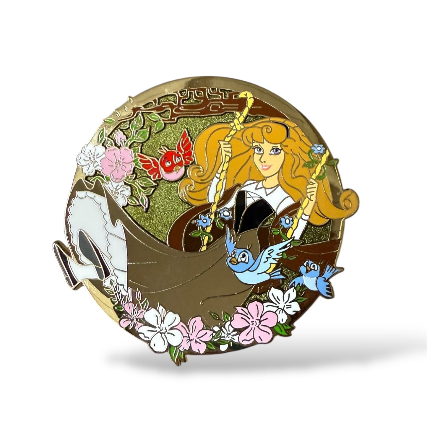DSSH Spring Swings Briar Rose Pin