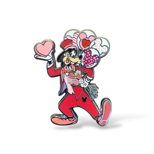 Cast Lanyard Goofy Holidays Valentine's Day Hidden Mickey Pin