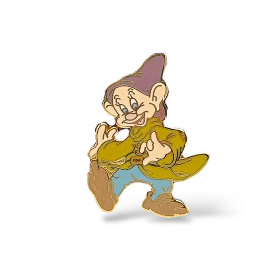 Cast Lanyard Dopey Poses Prancing Pin