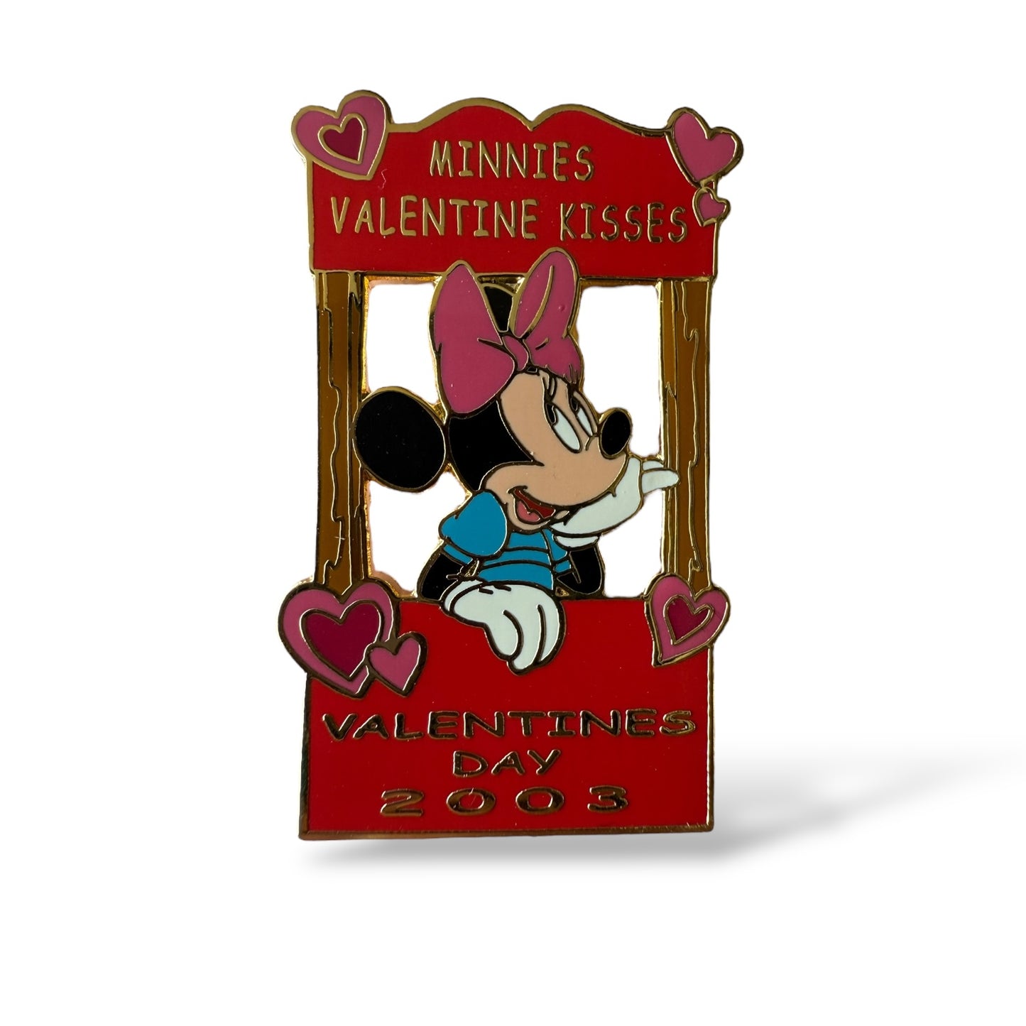 WDW Happy Valentine's Day 2003 Minnie Mouse Pin