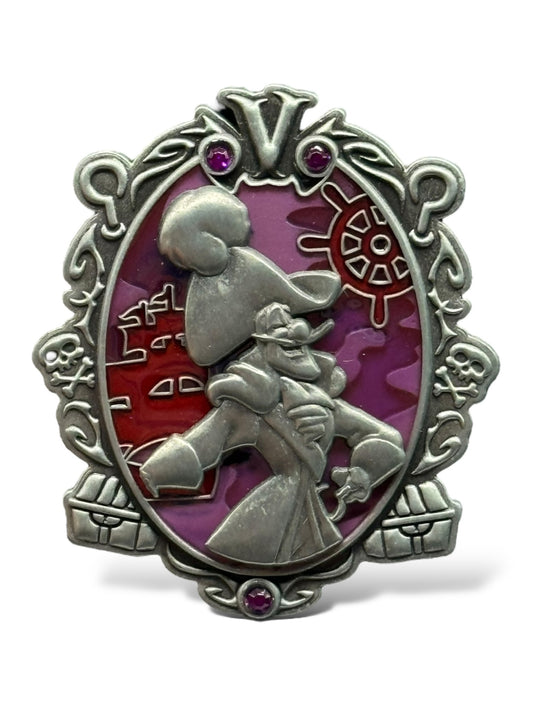 Disney Parks Wonderfully Wicked Captain Hook Pin