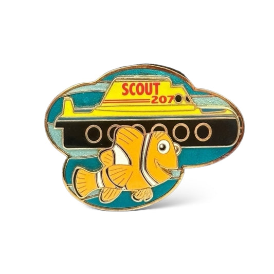 DLR Finding Nemo Submarine Voyage Collector Marlin Scout Pin