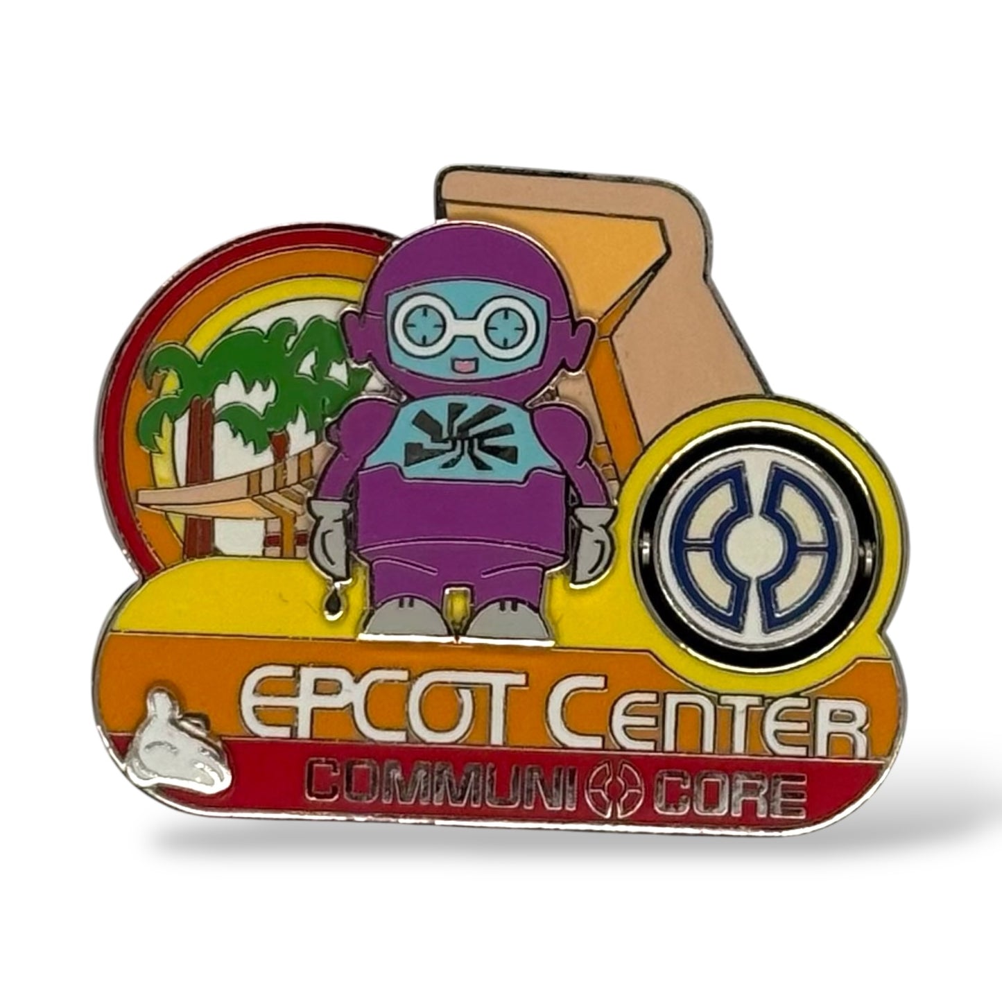 WDW White Glove Retro Epcot Communicore Pin