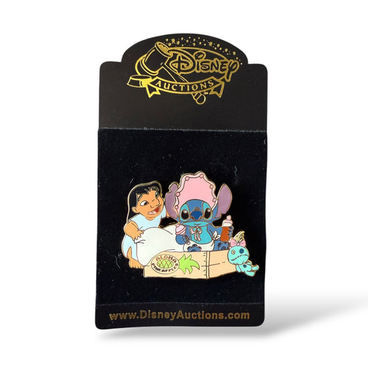Disney Auctions Lilo Babying Stitch Pin
