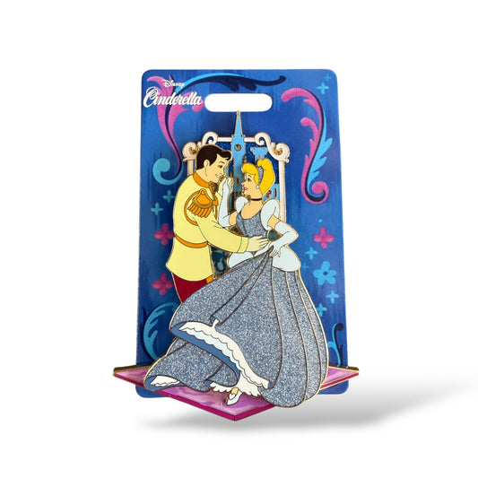 WDI Cinderella 75th Anniversary Jumbo Cinderella and Prince Charming Pin