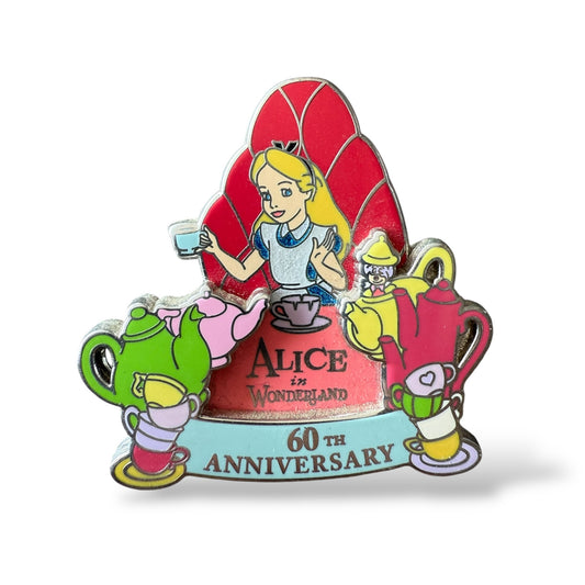 DLR Alice In Wonderland 60th Anniversary Pin