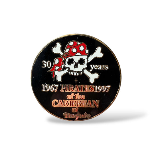 DEC Pirates of The Caribbean 30th Anniversary Pin