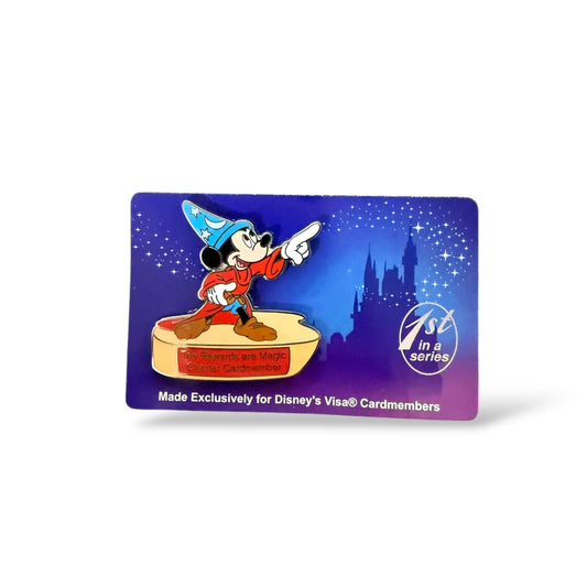 Disney Chase Visa Cardmember Exclusive Sorcerer Mickey Pin