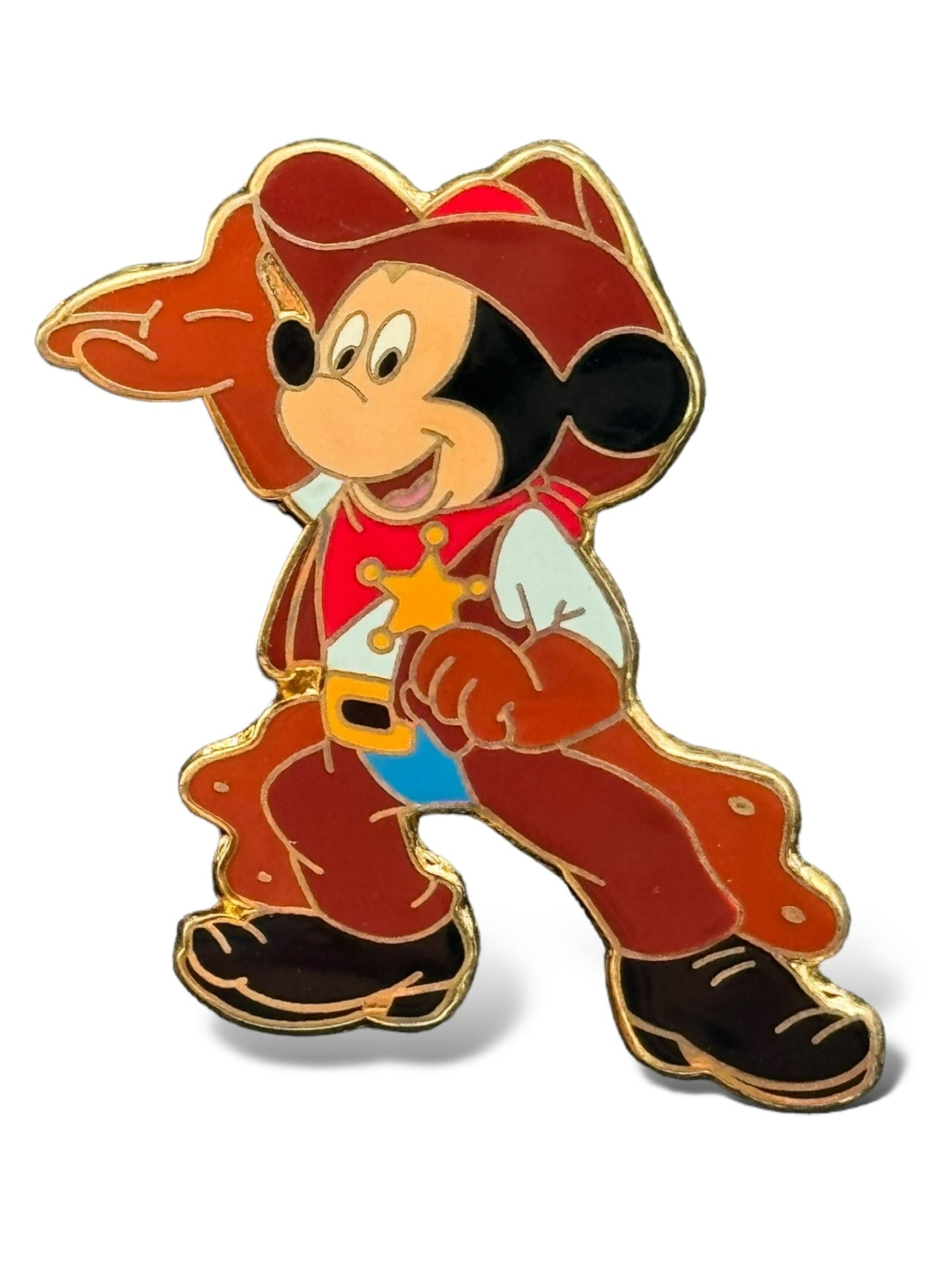 Disney Parks Cowboy Mickey Sheriff Pin
