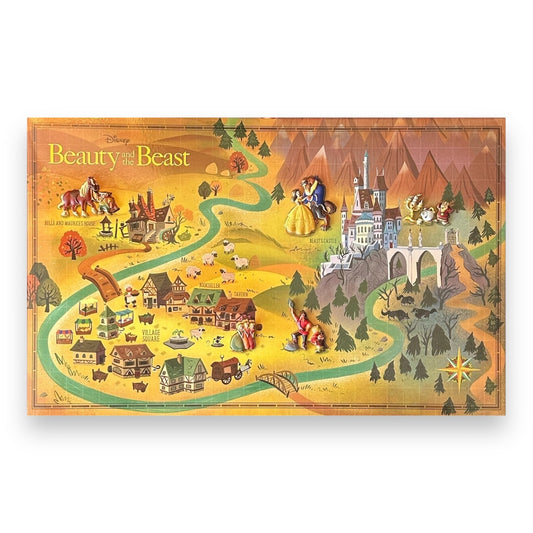WDI Disney Map Beauty and the Beast Box Set