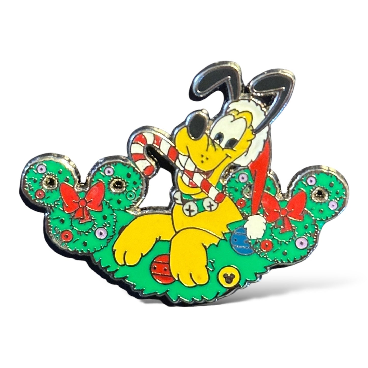DLR Holiday Booster Santa Pluto and Candy Cane Pin