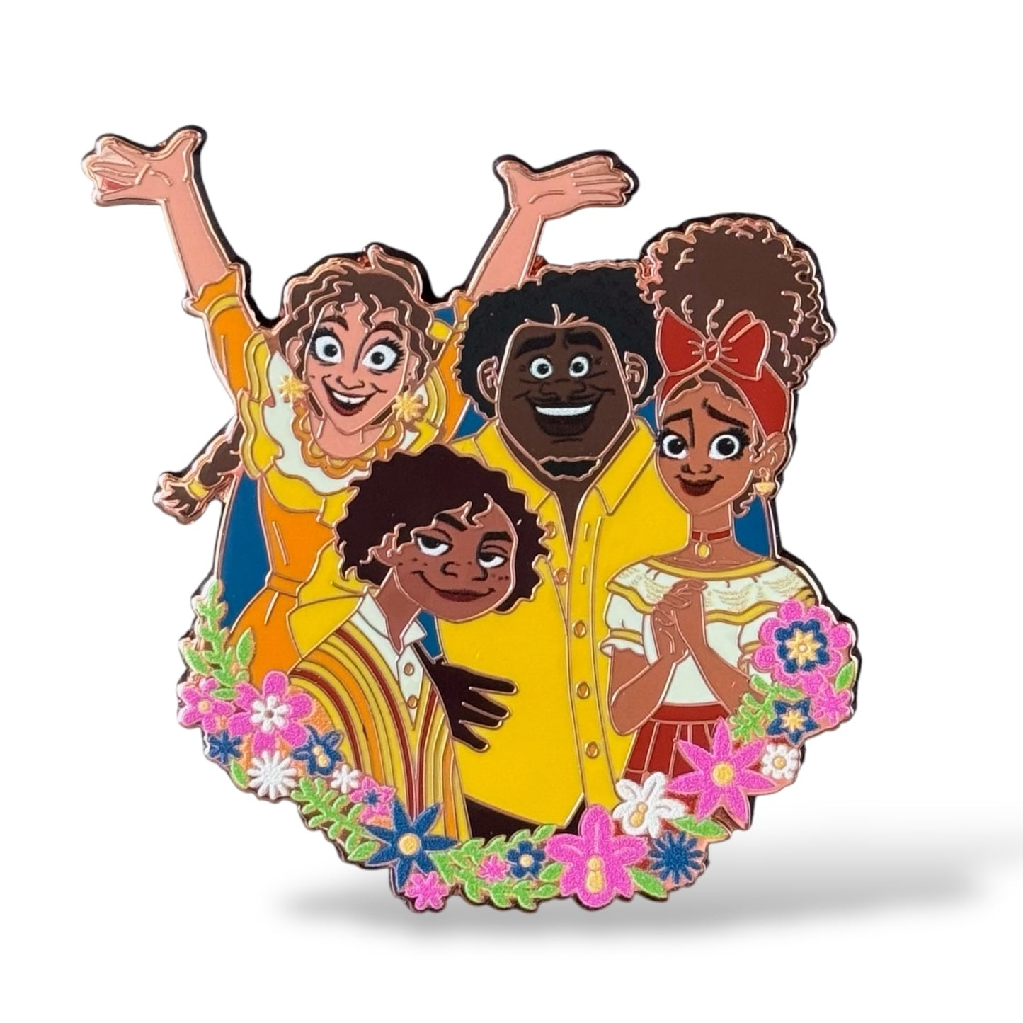 Disney Parks Encanto Booster Pepa, Felix, Dolores and Camilo Pin
