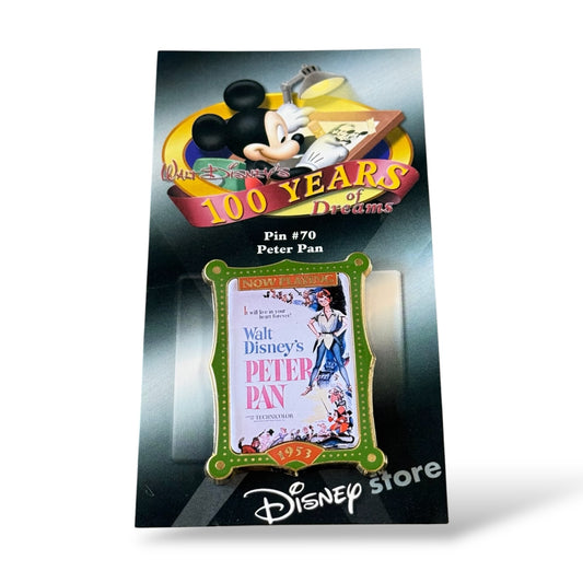 Disney Store 100 Years of Dreams Peter Pan Pin
