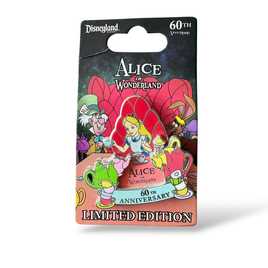 DLR Alice In Wonderland 60th Anniversary Pin