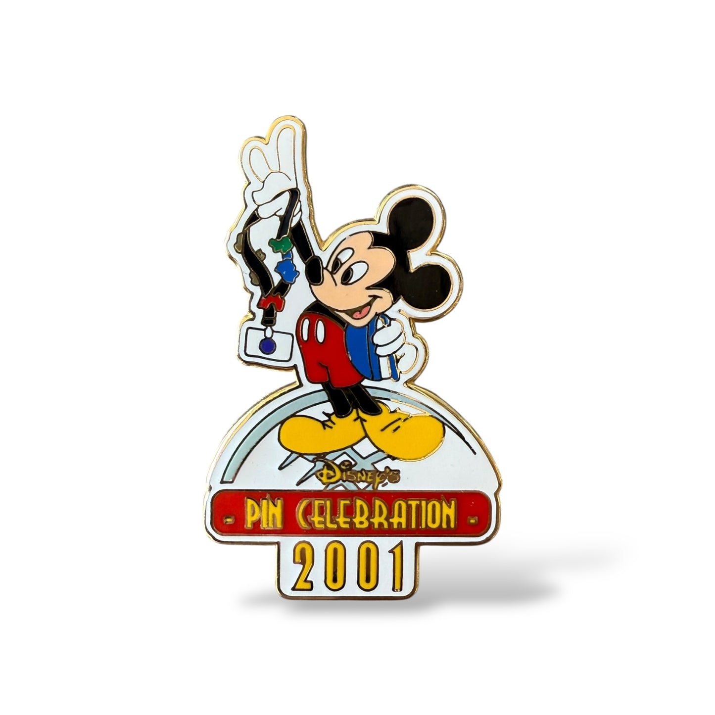 WDW Mickey Mouse Pin Celebration 2001 Pin
