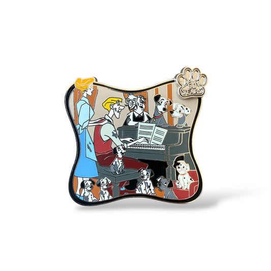 Disney Parks 60th Anniversary 101 Dalmatians Piano Pin
