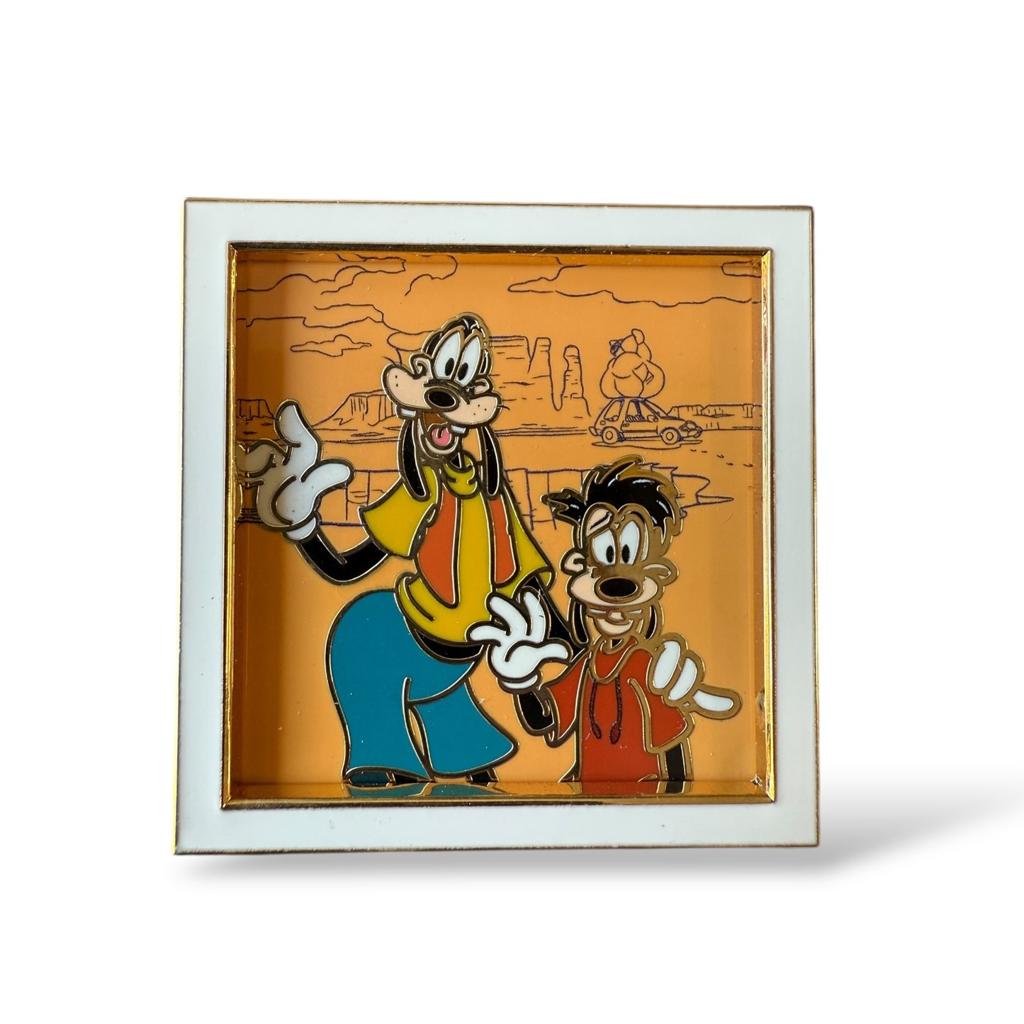 DSSH A Goofy Movie Goofy and Max Posing for Photo Pin