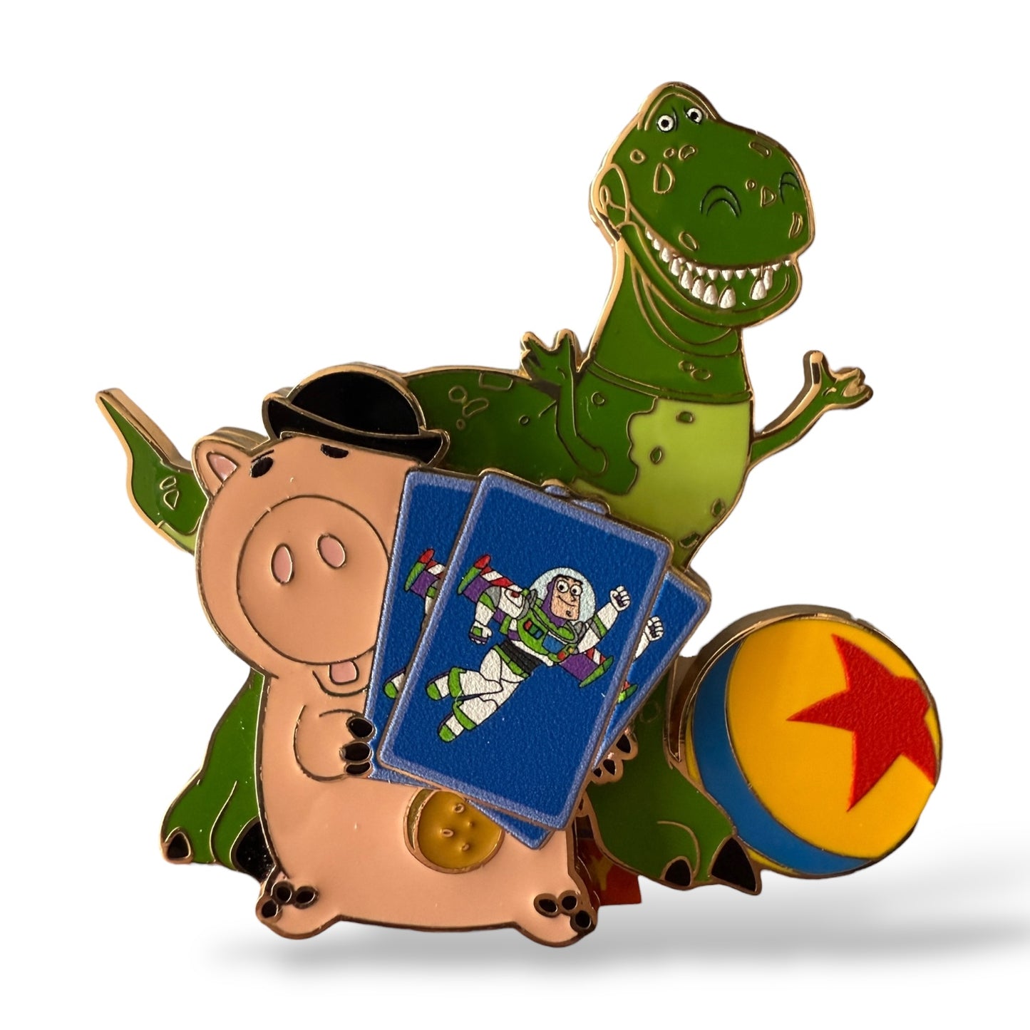 DLRP Toy Story 30 Years and Beyond Rex and Hamm Pin