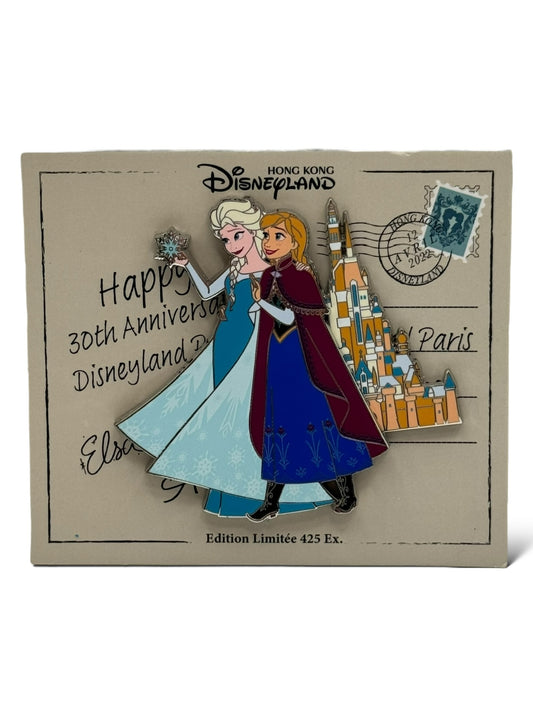 DLRP 30th Anniversary Elsa and Anna Pin
