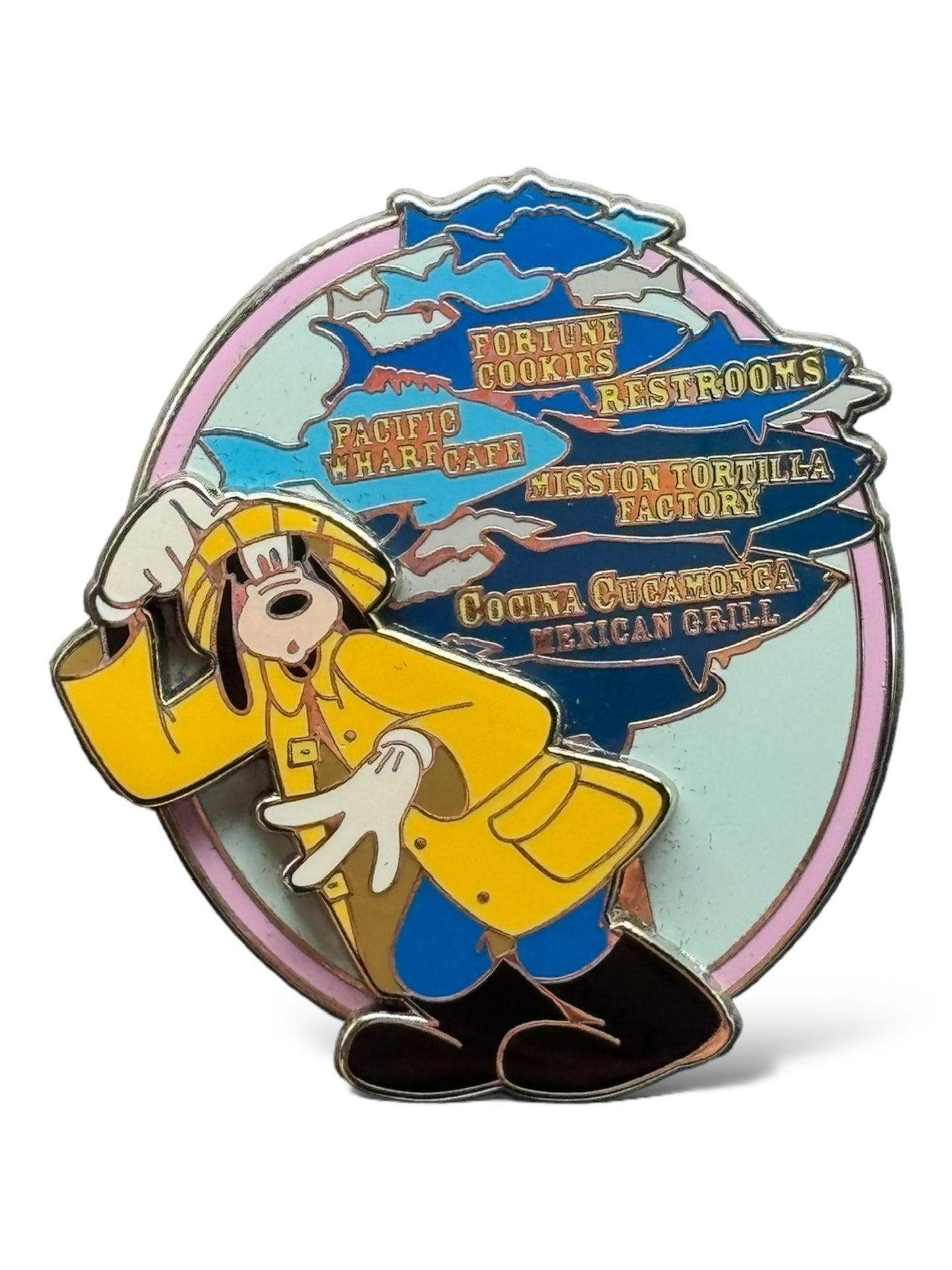 DCA Pacific Wharf Signs Goofy Pin