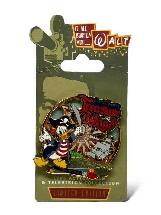 WDW It All Started With Walt Film and Television Walt Disney's Treasure Island Pin