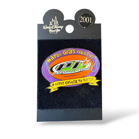 WDW Pleasure Island Mardi Gras 2001 Pin