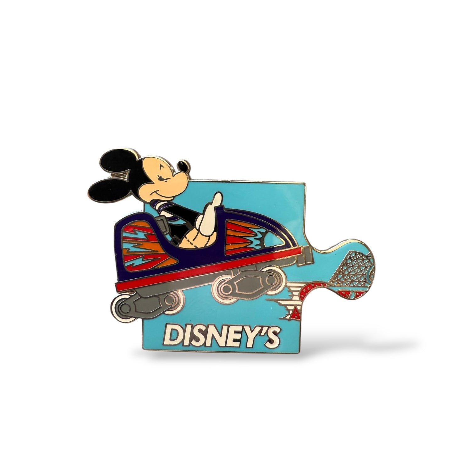 DCA Attraction Logo Puzzles California Screamin' Left Pin