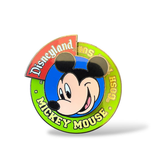DLR Mickey Spinner Gosh That's Sure Swell! Pin