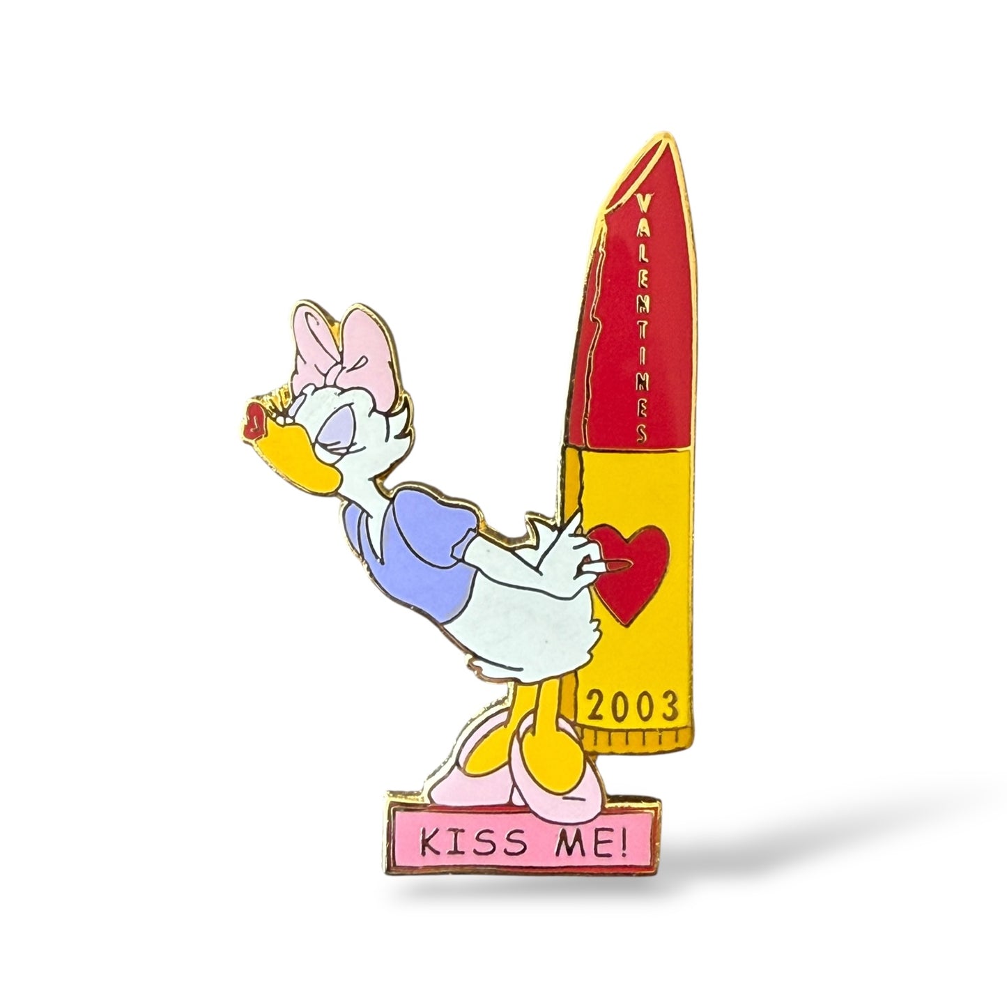 WDW Happy Valentine's Day 2003 Daisy Duck Pin