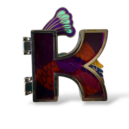 SDR Character Hinged Alphabet K For Kevin Pin