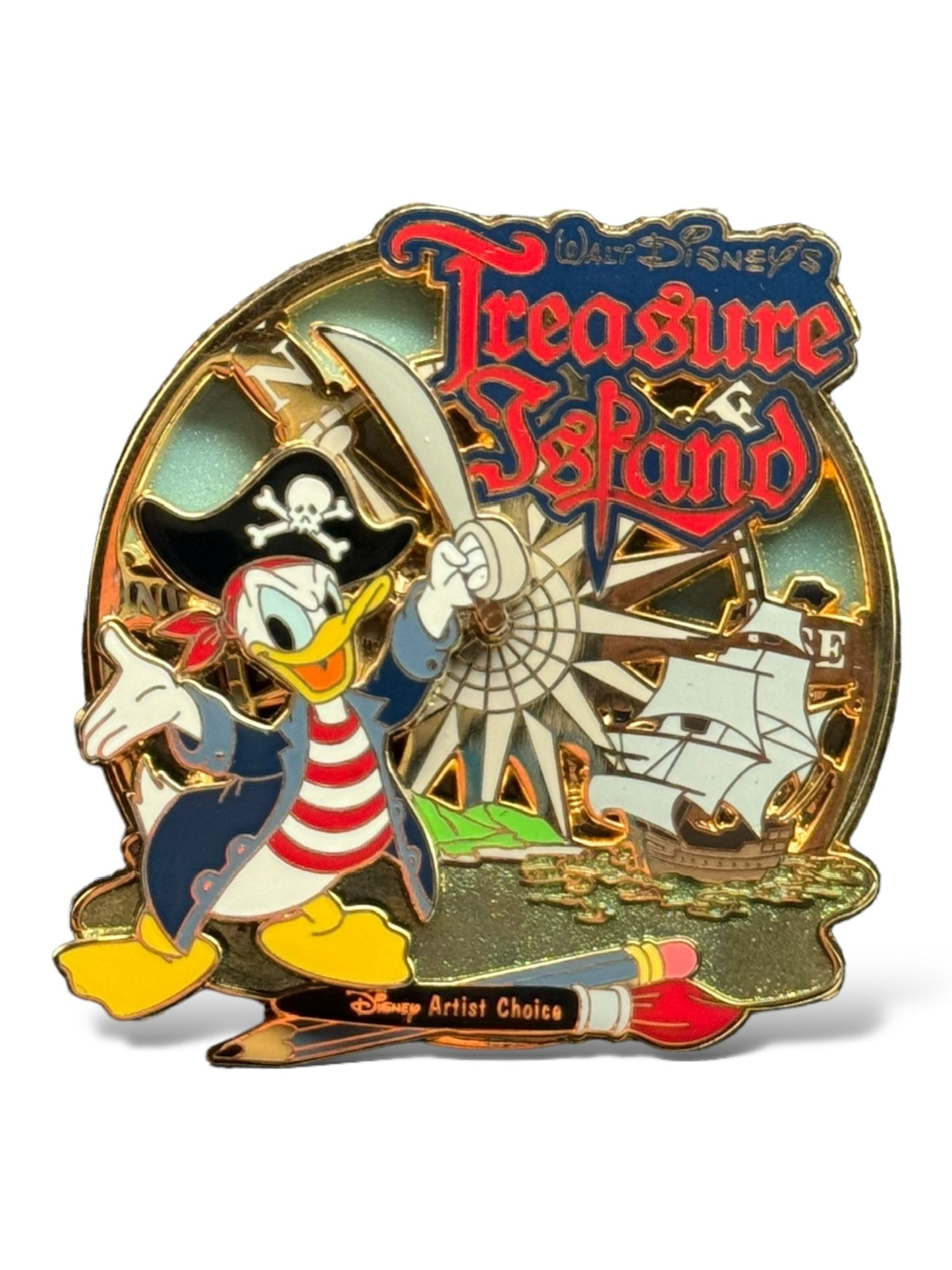 WDW It All Started With Walt Film and Television Walt Disney's Treasure Island Pin
