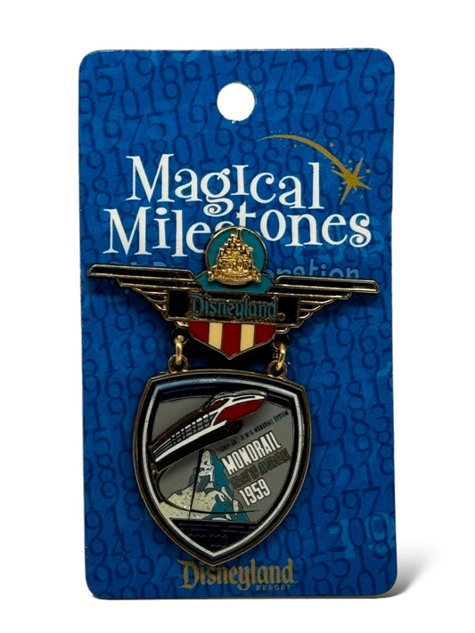 DLR Magical Milestones 1959 Disneyland Monorail Opens Pin