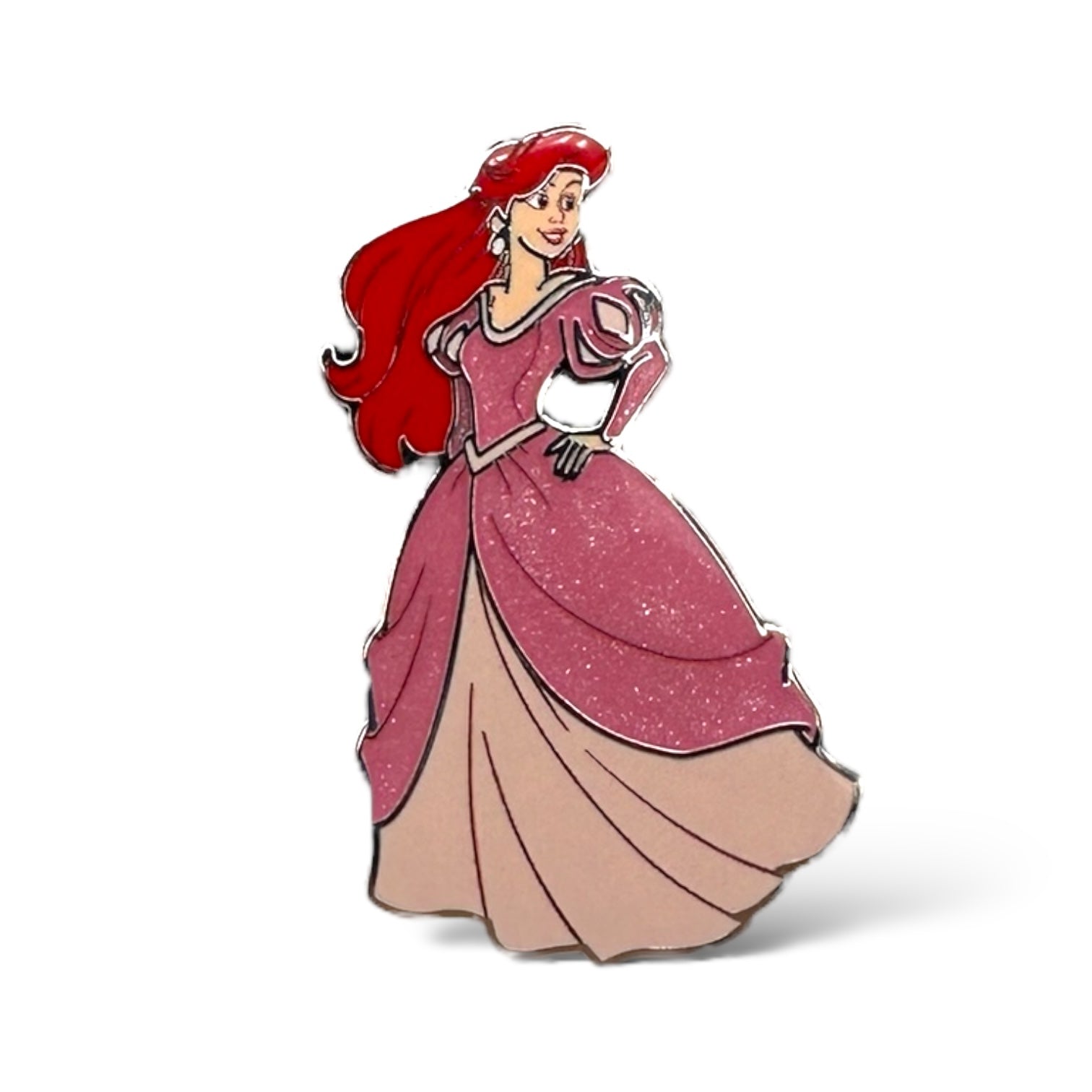 little mermaid doll pink dress The Little Mermaid Princess Cosplay Costume Pink Dress with Neckpiece and  Sleeves