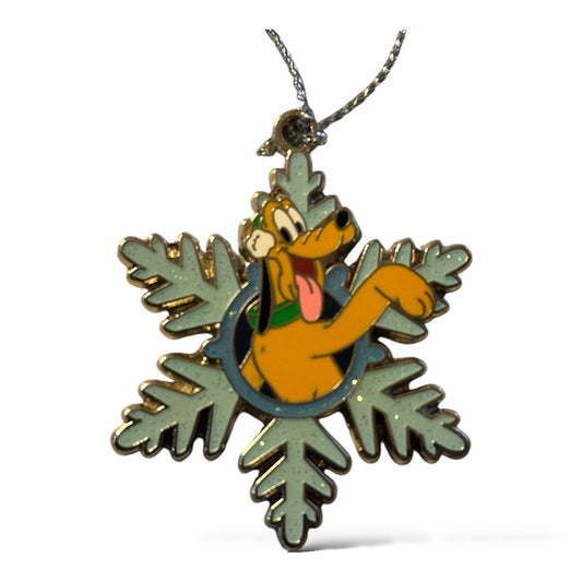 Disney Parks Snowflake Ornaments Pluto Pin